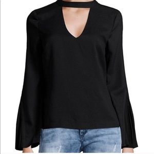 Ramy Brook Morgan Blouse with Flowy Sleeve Detail